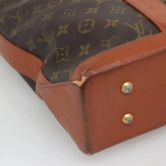 LOUIS VUITTON Monogram Sac Weekend PM Hand Bag M42425 LV Auth th6126 - Picture 4 of 16